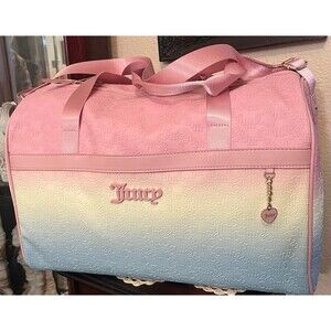 NWT Juicy Couture Heartless Weekender Ombré Travel Bag
